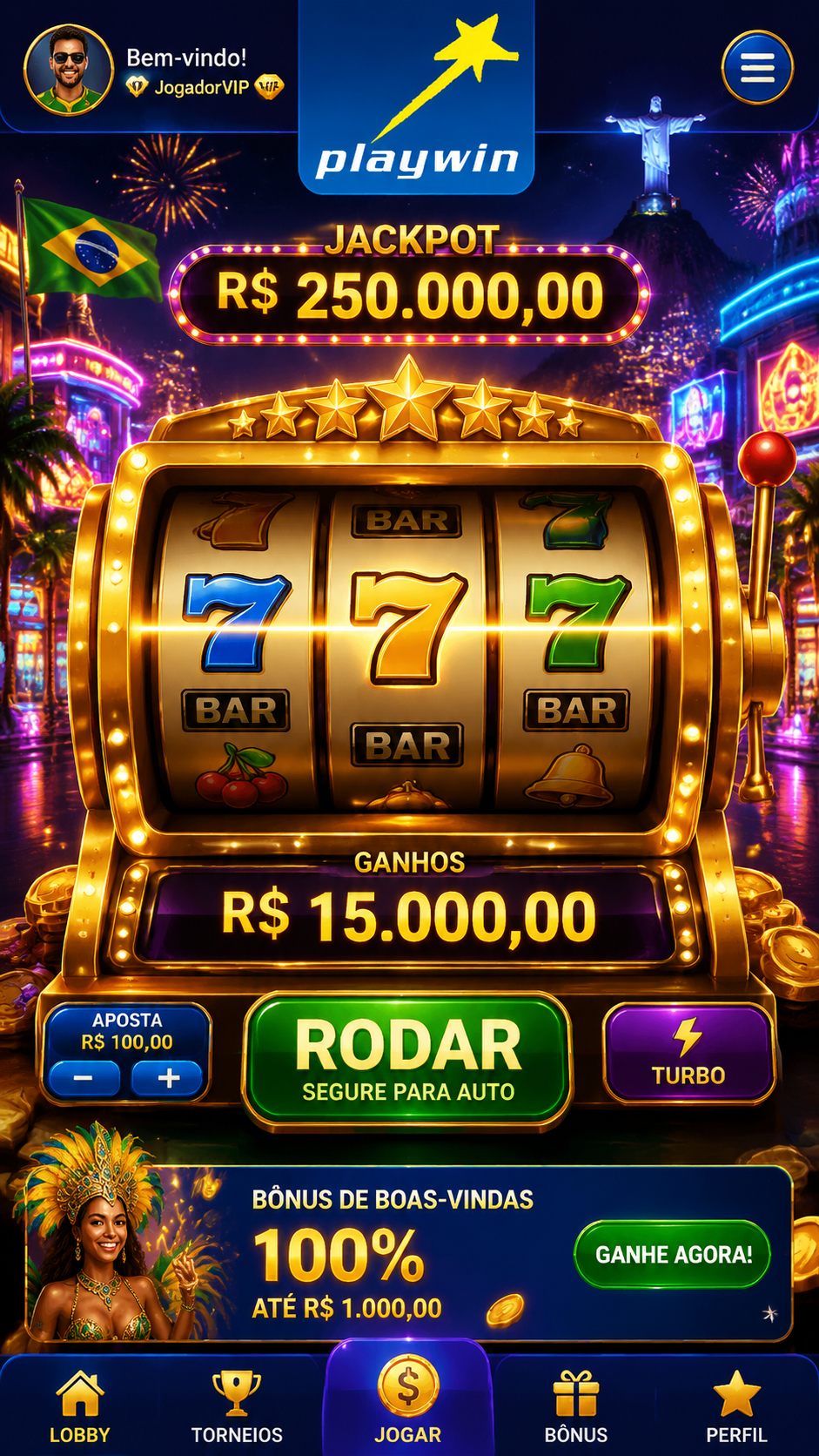 Screenshot playwin APK 3.8.9 Download Game Slot Online Seru