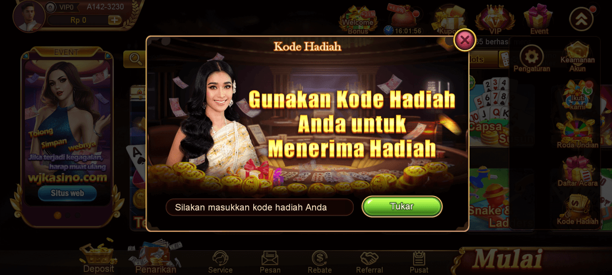 Screenshot WJ Kasino APK
